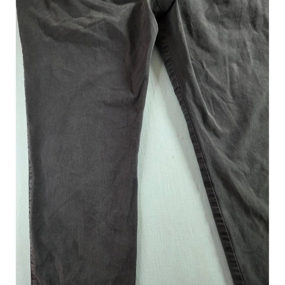 Hollister Epic Flex Skinny Chino Pants Mens 33x32 Charcoal Gray Stretch Twill